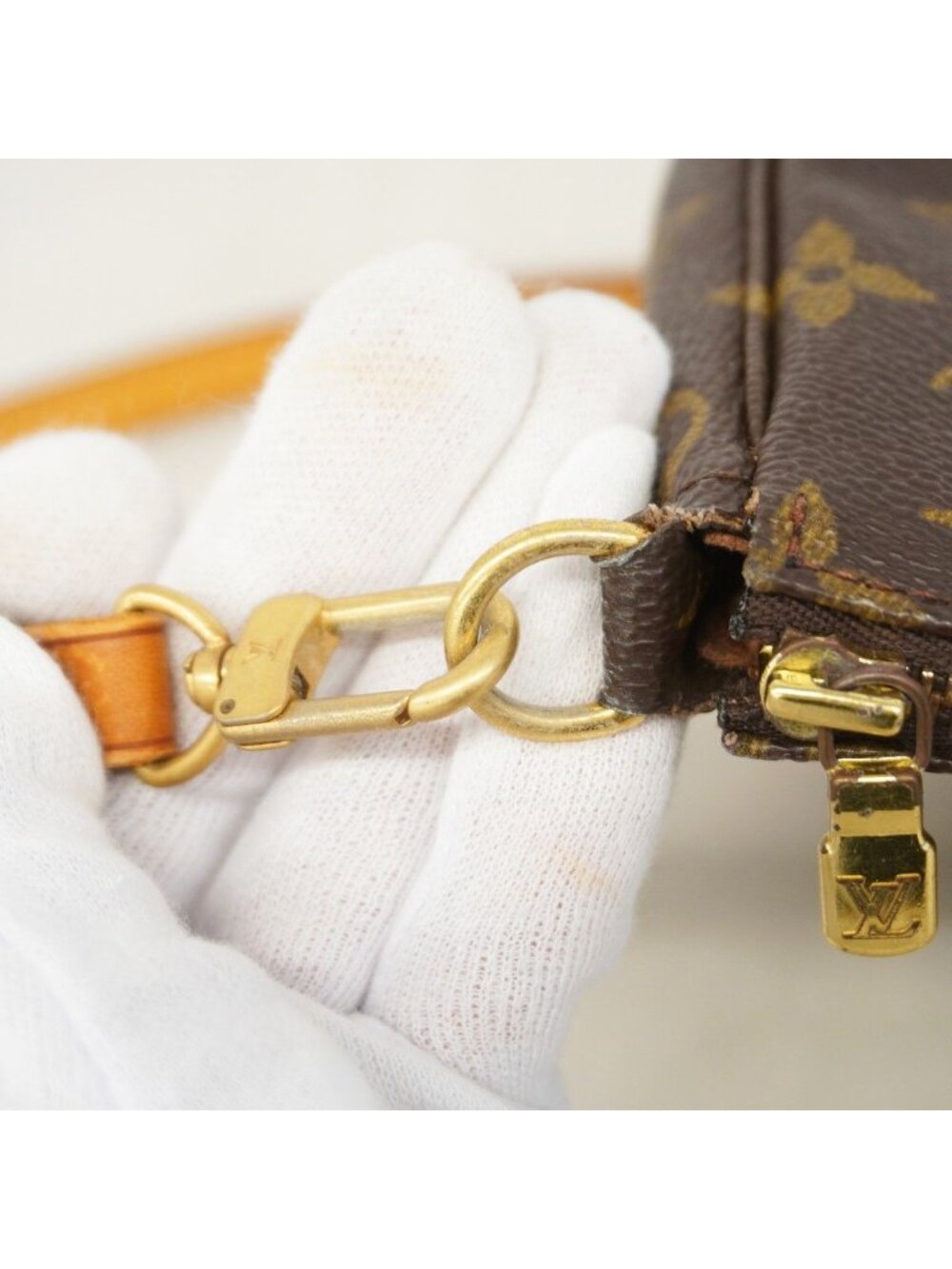 Louis Vuitton Pouch Monogram Pochette Brown - Picture 8 of 10